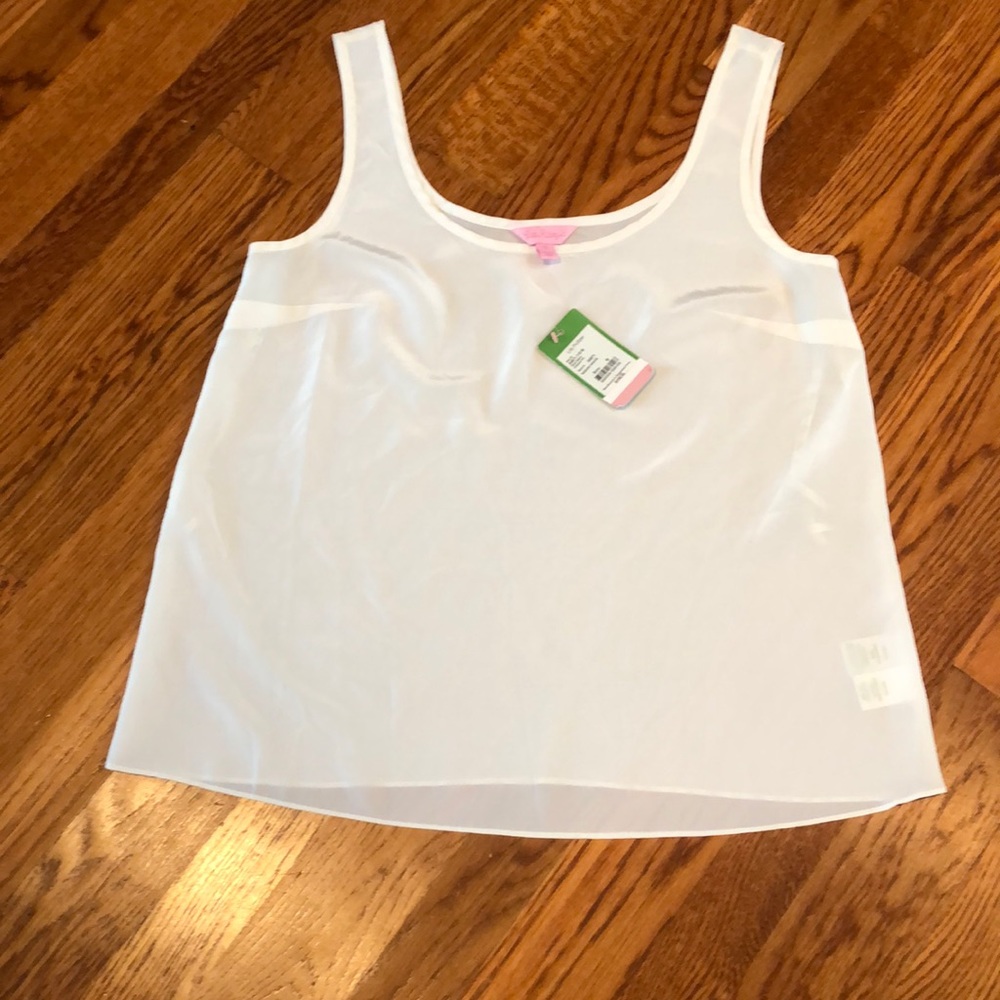 NWT ~ Lilly Pulitzer resort white top